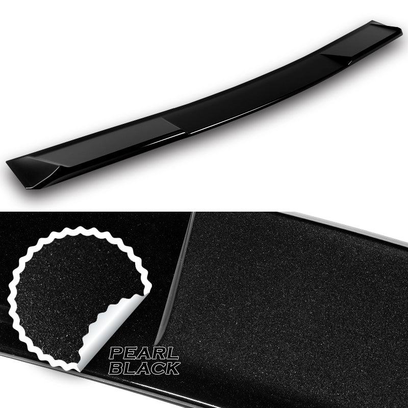 W-Power ABS VIP-Style Rear Widow Roof Visor Wing Spoiler For 2021 - 2025 Lexus IS300 IS350 IS500 -Pearl Black - Image 2