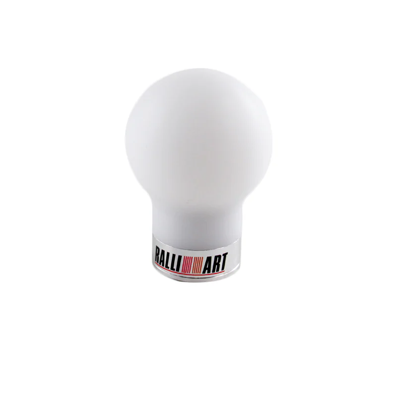 White Ralliart Club Style Racing Gear Shift Knob For Mitsubishi Lancer EVO GTO - Image 5