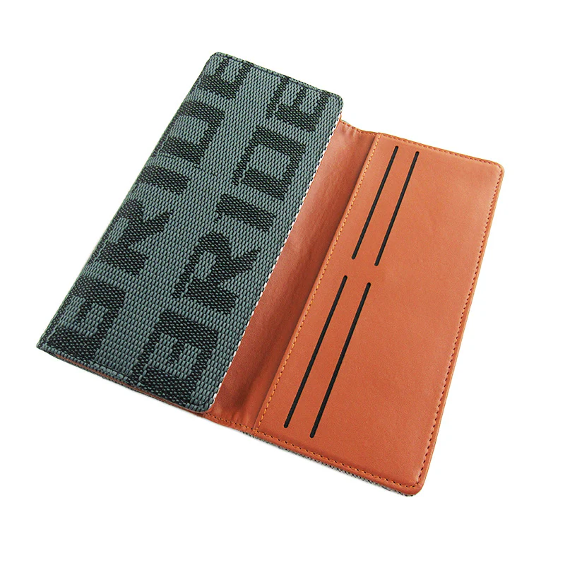 Bride Gradation Brown Leather Trifold Clutch - Image 4