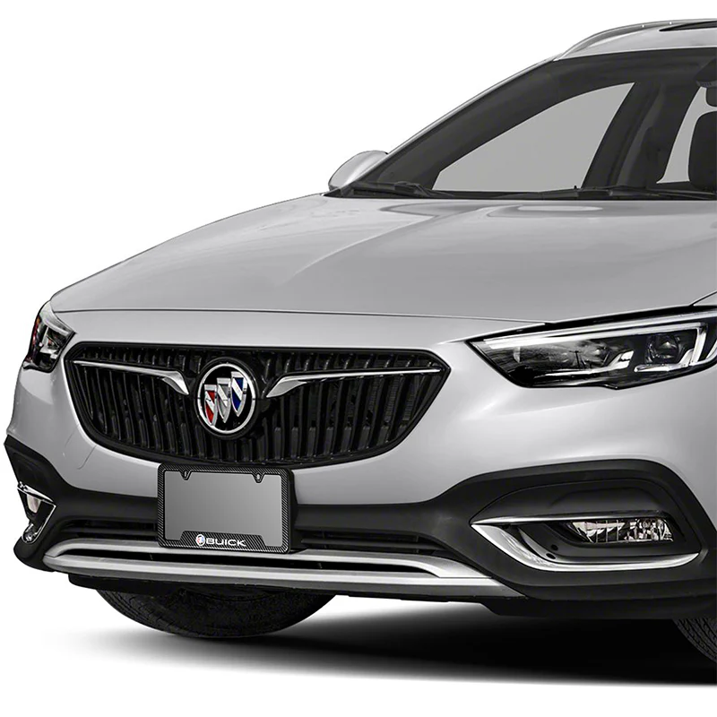 X1 For BUICK Carbon Fiber Look License Plate Frame ABS New - Image 3