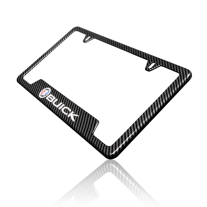 X1 For BUICK Carbon Fiber Look License Plate Frame ABS New - Image 6