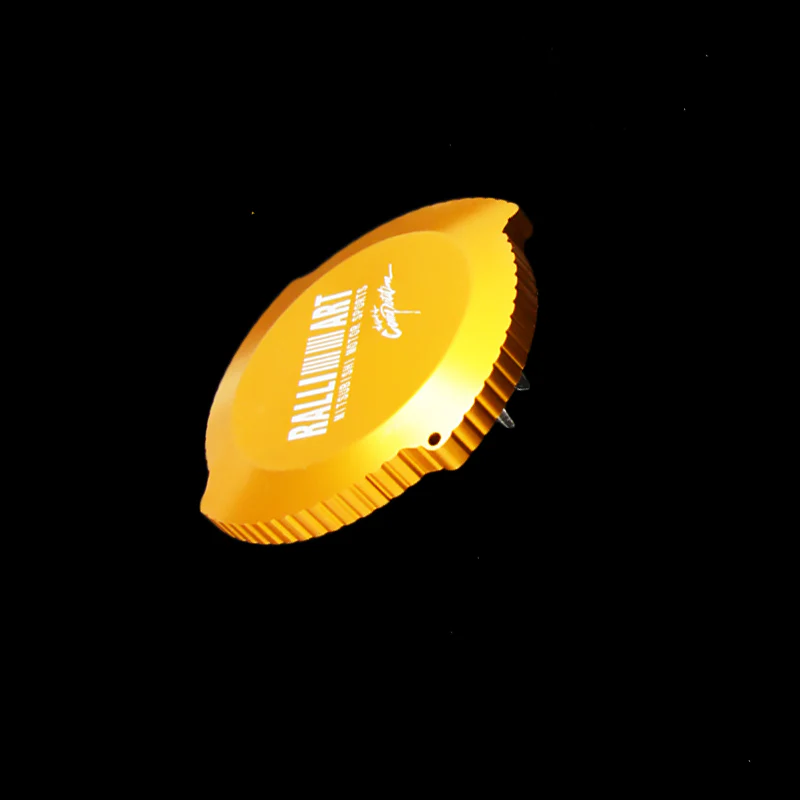 X1 Gold Brand New Ralliart Aluminum Racing Engine Oil Filler Cap For MITSUBISHI - Image 2