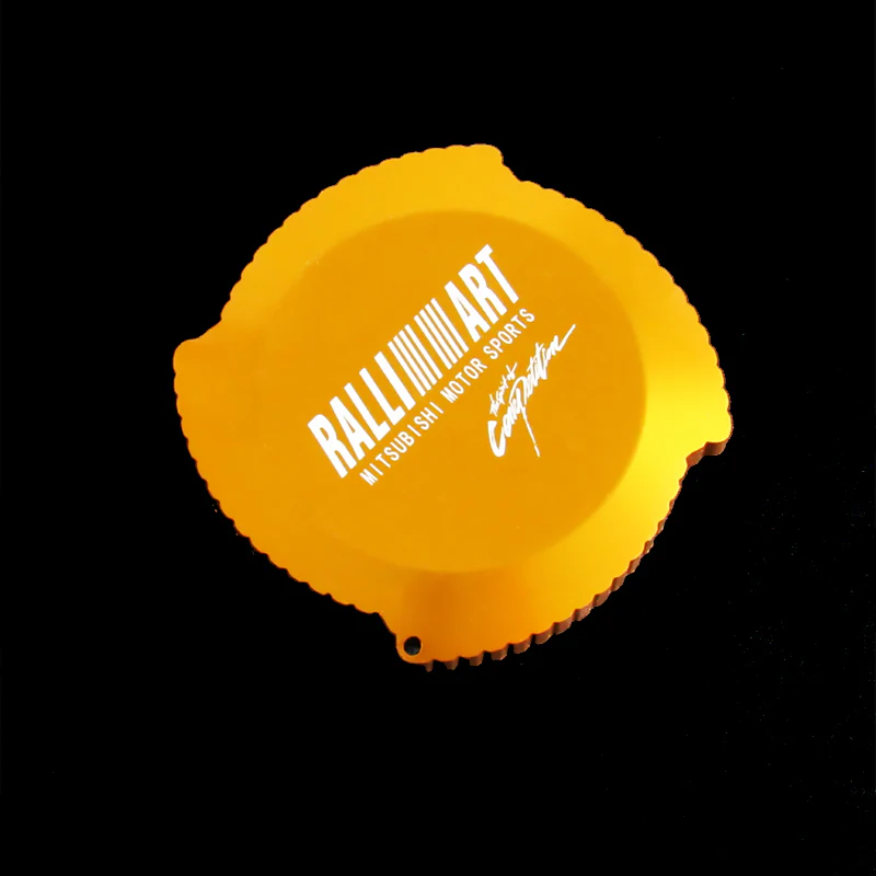 X1 Gold Brand New Ralliart Aluminum Racing Engine Oil Filler Cap For MITSUBISHI - Image 3
