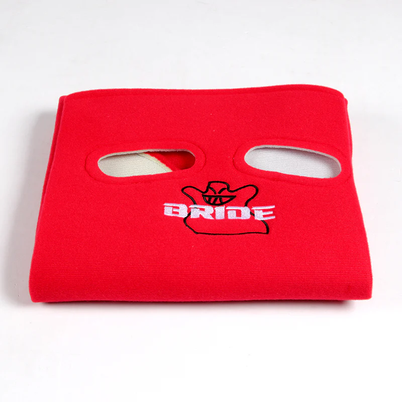 X1 JDM Red Racing Seat Protector Cover Pure Cotton Seat Dust Boot Bride logo New - Image 2
