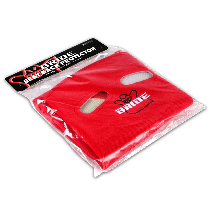 X1 JDM Red Racing Seat Protector Cover Pure Cotton Seat Dust Boot Bride logo New - Image 3