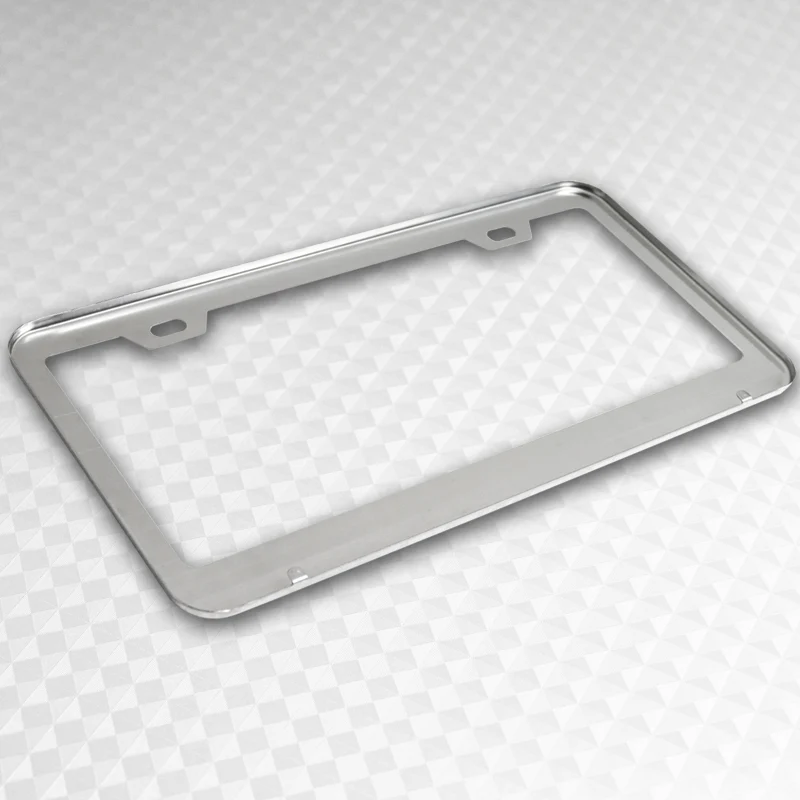 Mugen Chrome Stainless Steel License Plate Frame with Caps - Image 6