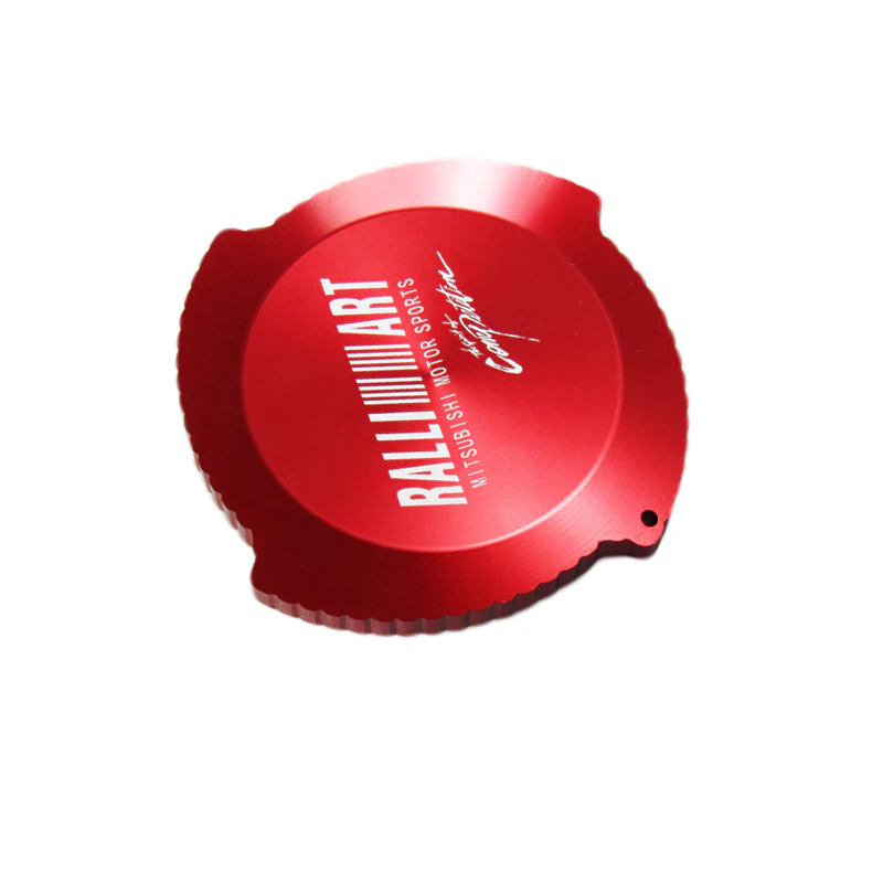 X1 Red Brand New Ralliart Aluminum Racing Engine Oil Filler Cap For MITSUBISHI - Image 4