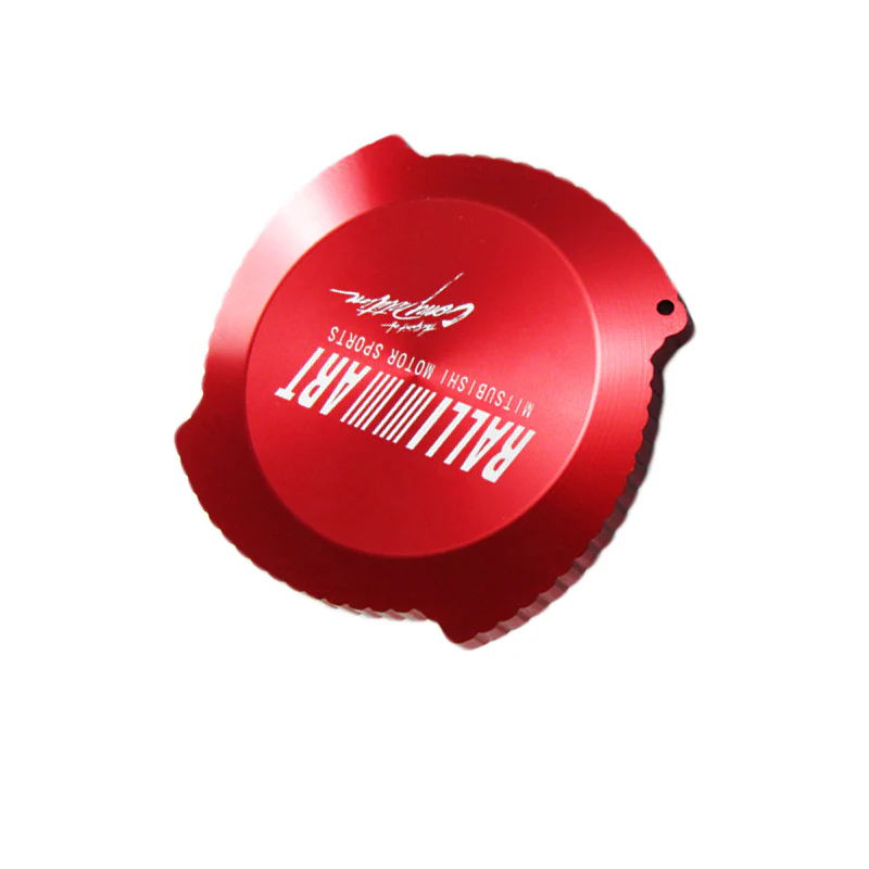 X1 Red Brand New Ralliart Aluminum Racing Engine Oil Filler Cap For MITSUBISHI - Image 6
