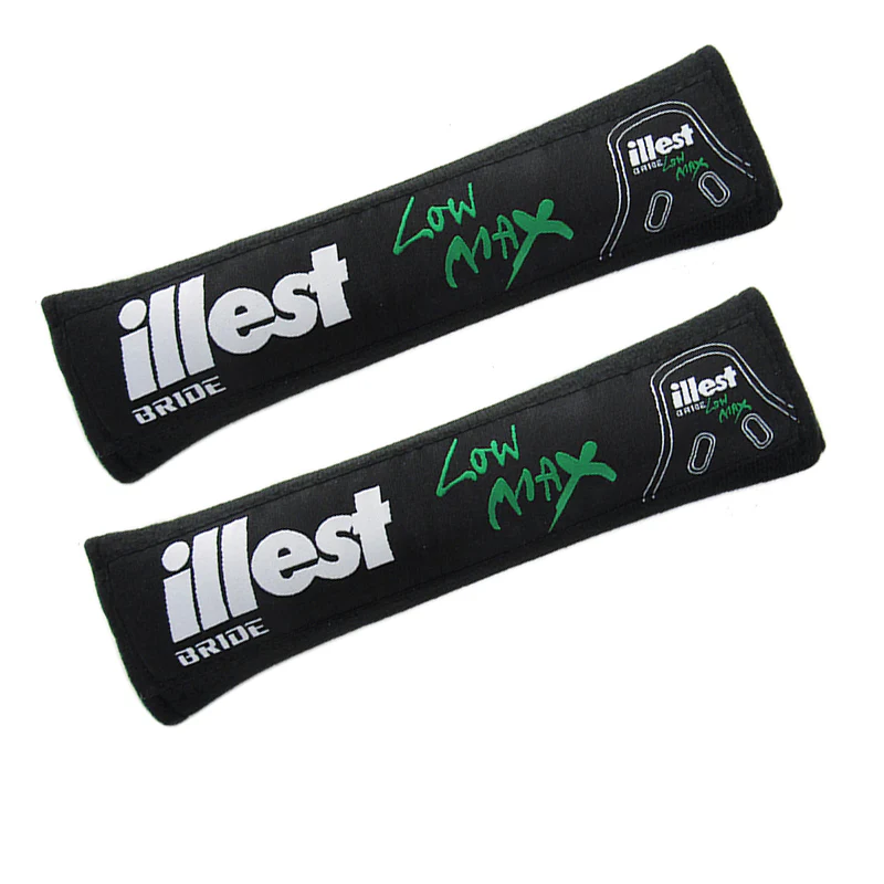 Illest Bride Black Seat Belt Cover X2 - Image 2