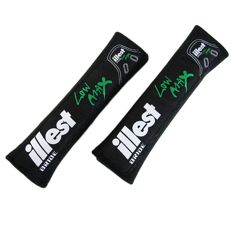 Illest Bride Black Seat Belt Cover X2 - Image 4