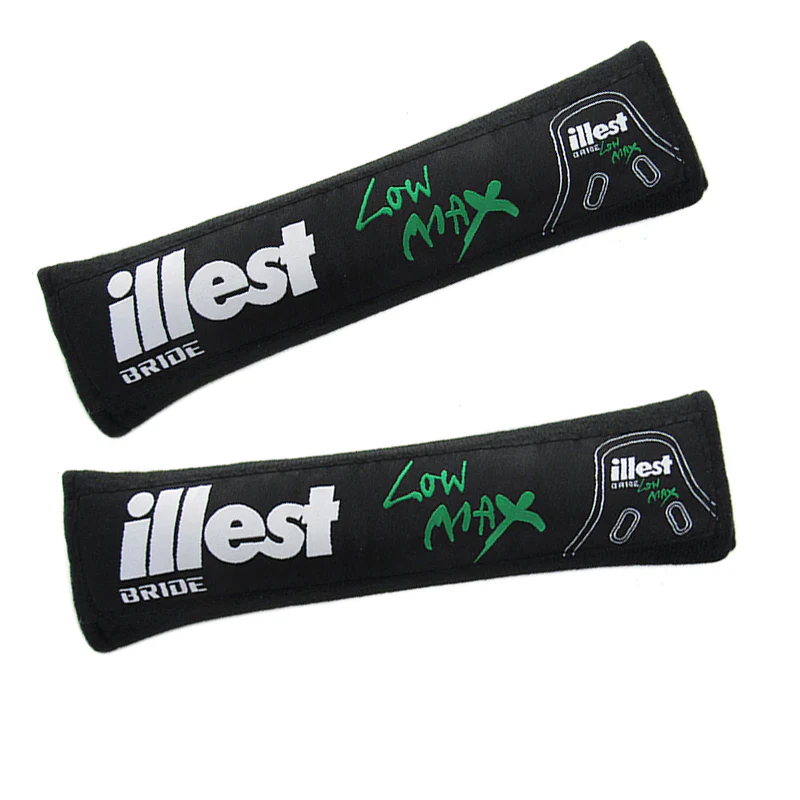 Illest Bride Black Seat Belt Cover X2 - Image 5