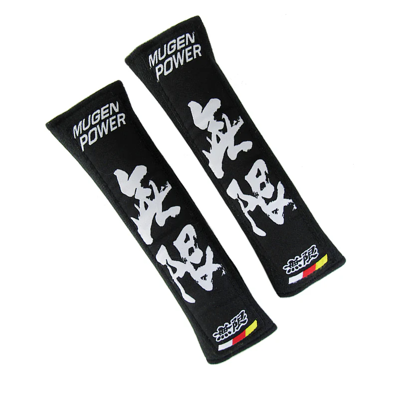 Mugen Black Seat Belt Cover X2 - Image 2