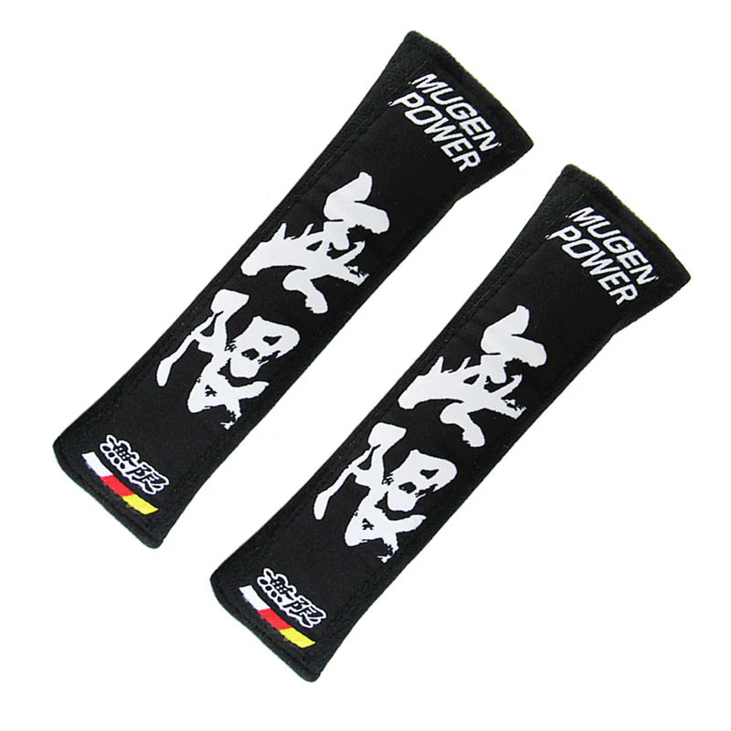 Mugen Black Seat Belt Cover X2 - Image 4