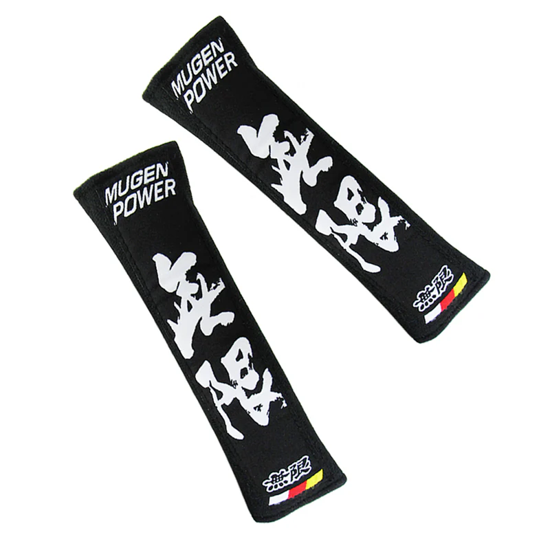 Mugen Black Seat Belt Cover X2 - Image 5