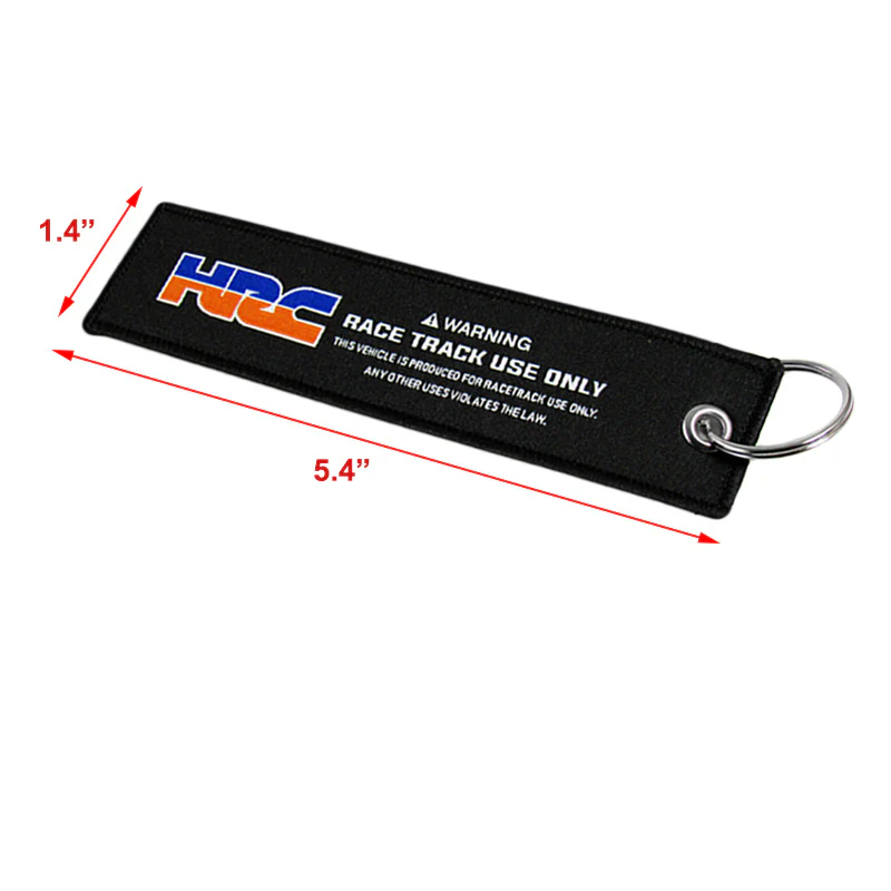 X2 For HRC Honda Team Racing Keychain Keyring Bike Modern Gift New Double Sided New - Image 2