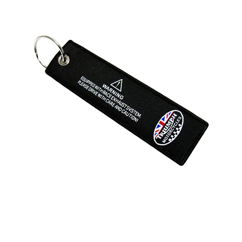 X2 For Triumph motorcycle Keychain Keyring Bike Modern Gift Double Sided New 5.7" - Image 4