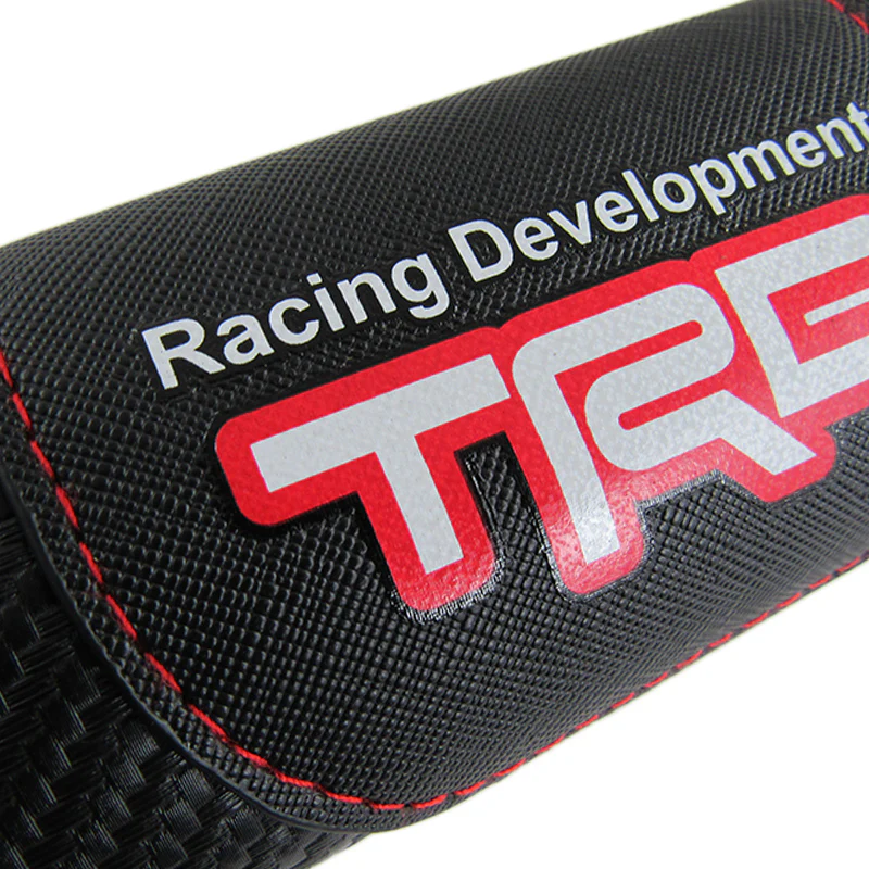 Toyota TRD Black Carbon Fiber Look Seat Belt Cover X2 - Image 2