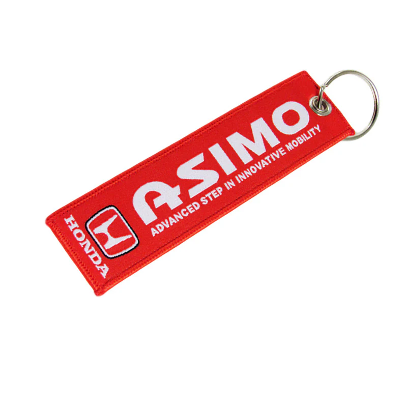 X2 JDM ASIMO RED RACING DOUBLE SIDE Racing Cell Holders Keychain Universa - Image 4