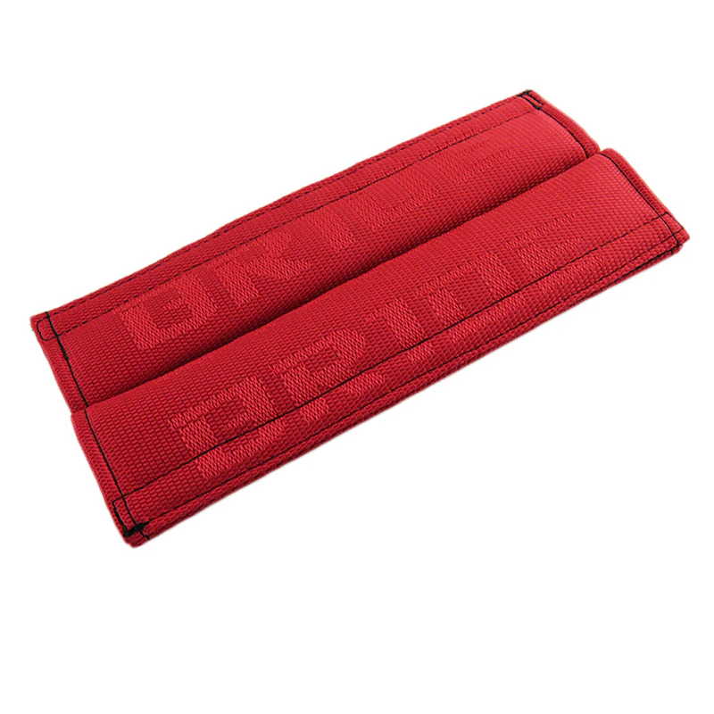 Bride Set of Red Gradation Car Cushion, Seat Pillow & Seat Belt Cover x2 - Image 4