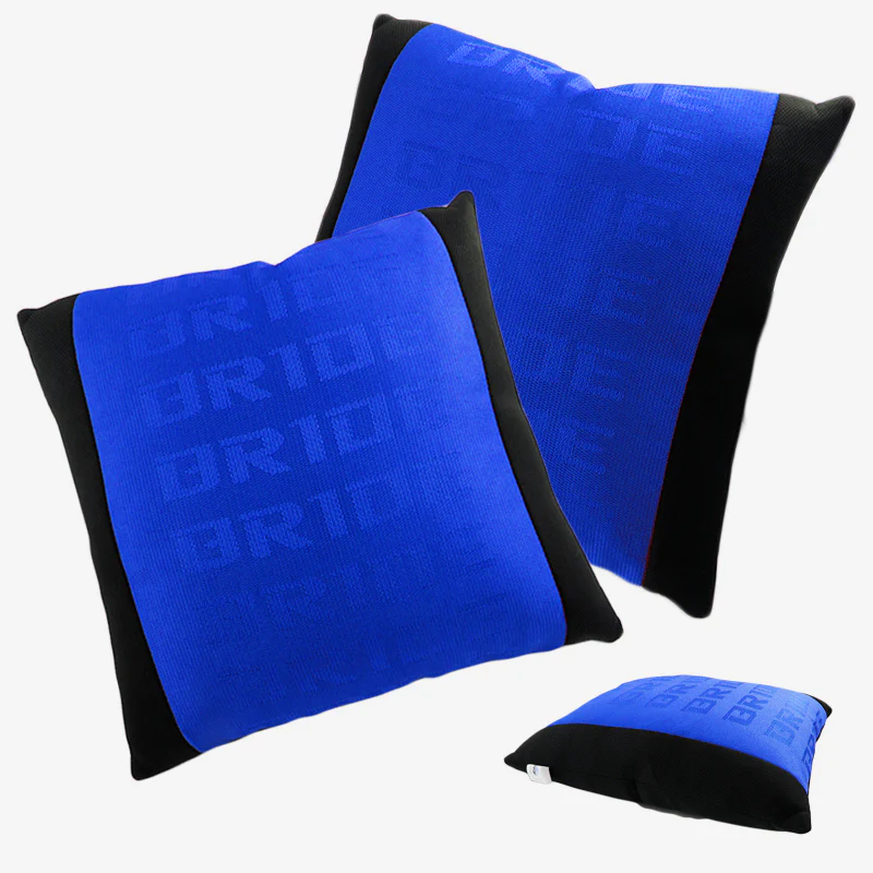 Bride Set of Blue Gradation Car Cushion, Seat Pillow & Seat Belt Cover x2 - Image 5