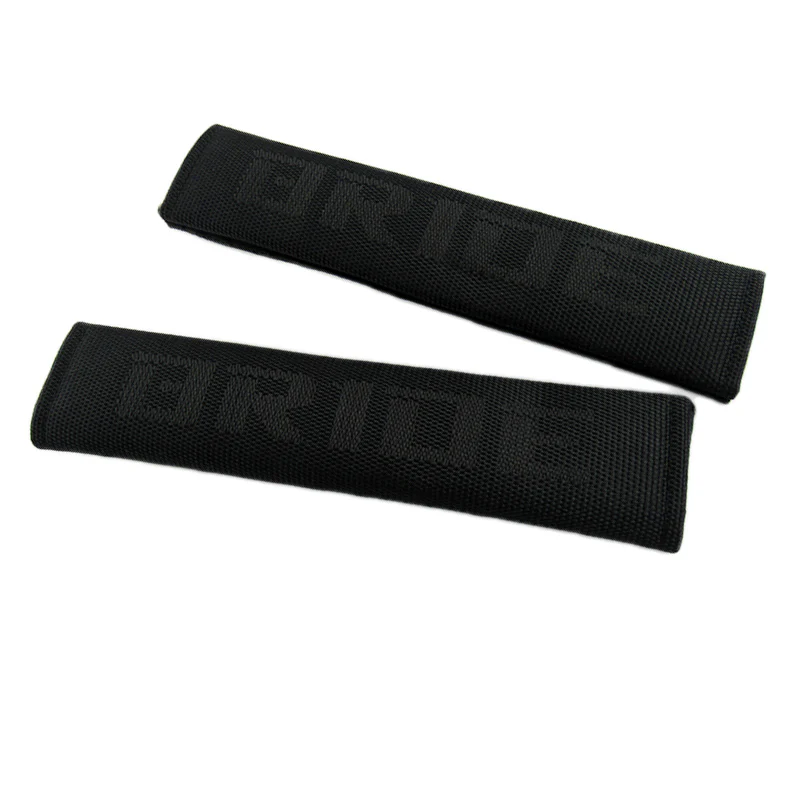 Bride Set of Black Gradation Car Cushion, Seat Pillow & Seat Belt Cover x2 - Image 4