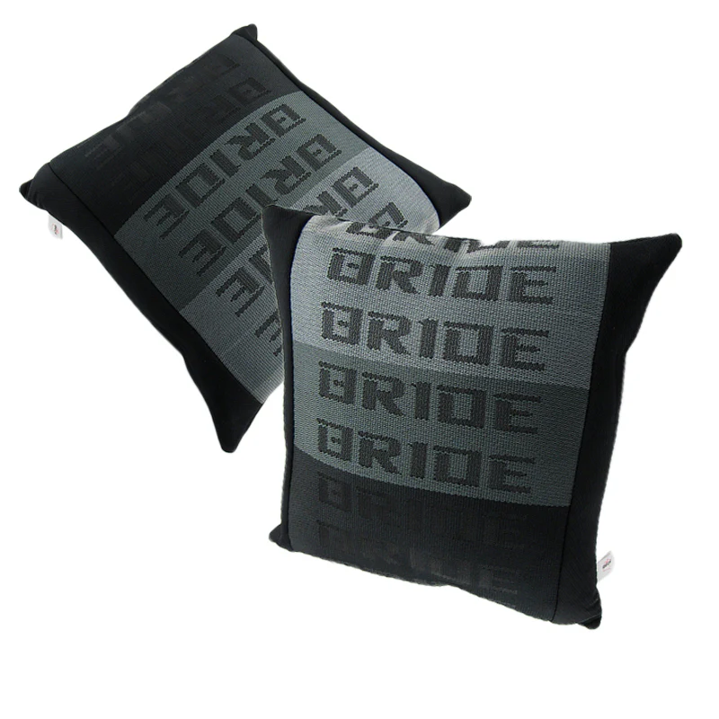 Bride Set of Black Gradation Car Cushion, Seat Pillow & Seat Belt Cover x2 - Image 5