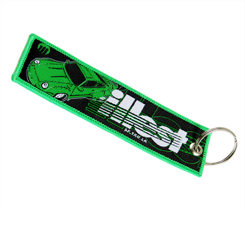 X2 JDM ILLEST BRIDE RACING DOUBLE SIDE Racing Cell Holders Keychain Universal - Image 2