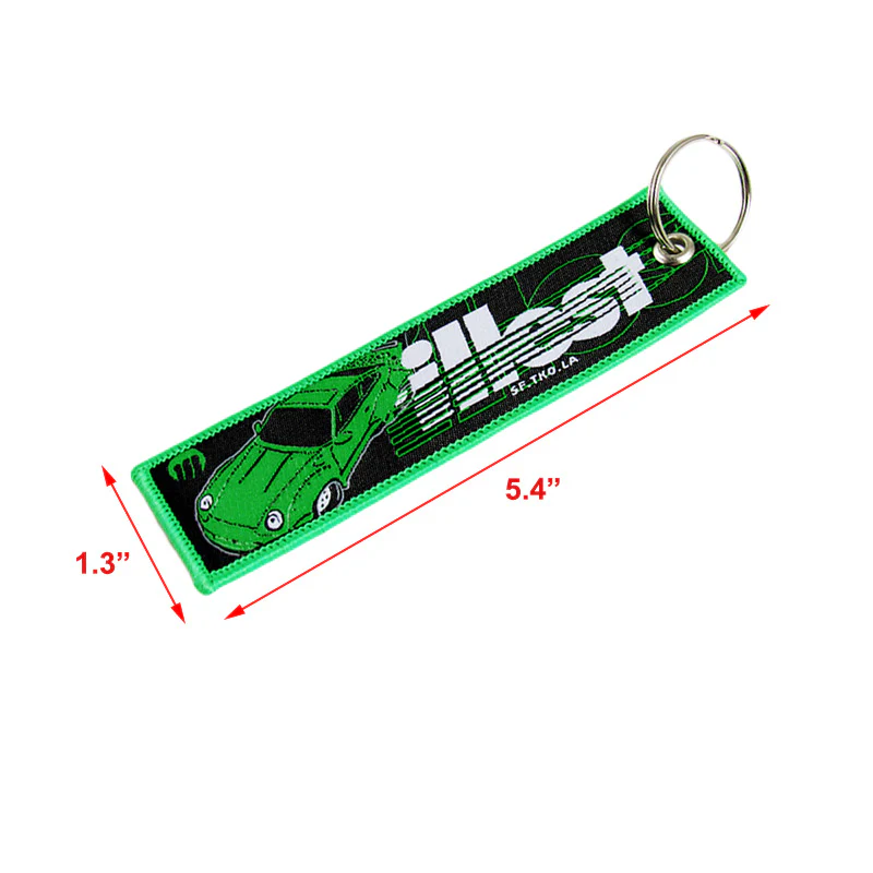 X2 JDM ILLEST BRIDE RACING DOUBLE SIDE Racing Cell Holders Keychain Universal - Image 5