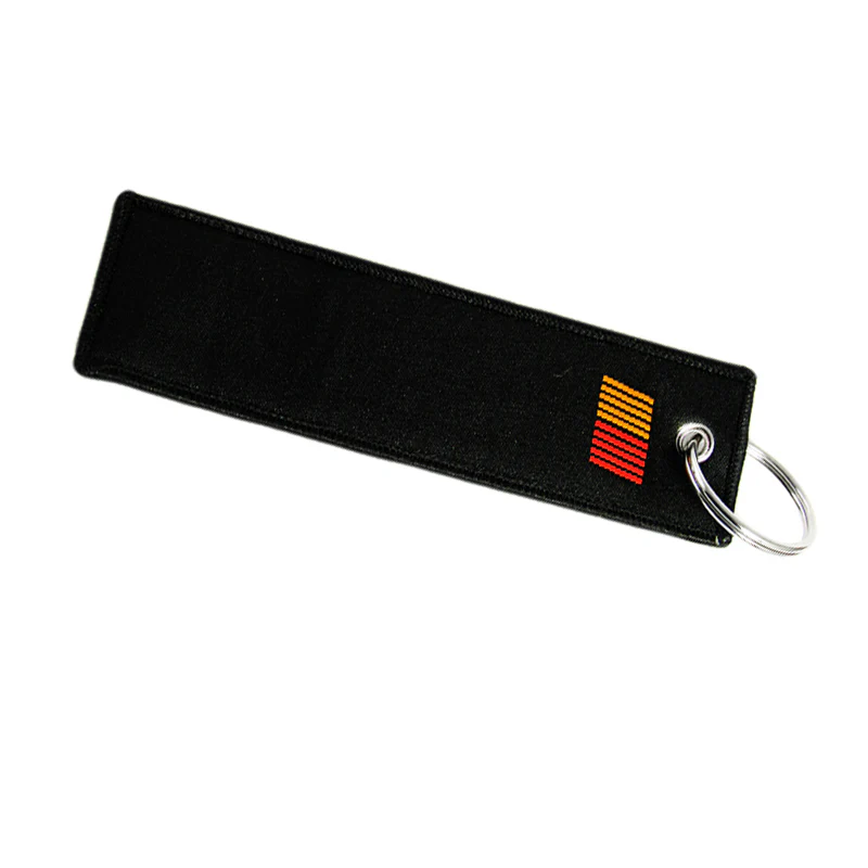 X2 JDM RALLIART MITSUBISHI DOUBLE SIDE Racing Cell Holders Keychain Universal 5.7" - Image 5
