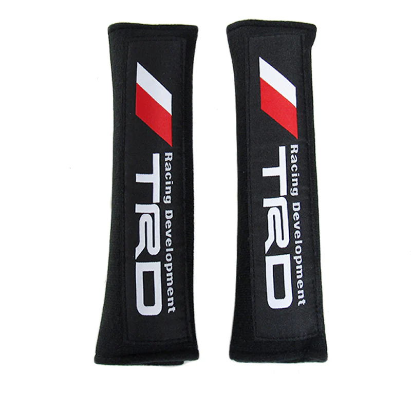 Toyota TRD Black Seat Belt Cover X2 - Image 2