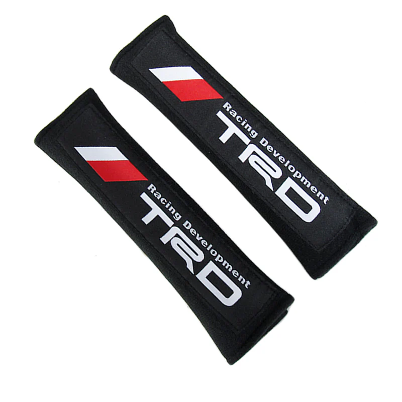 Toyota TRD Black Seat Belt Cover X2 - Image 4