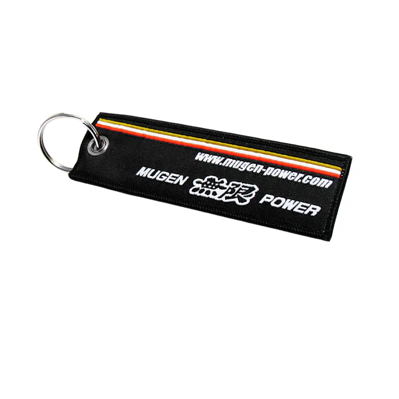 X2 New JDM MUGEN POWER DOUBLE SIDE Racing Cell Holders Keychain Universal 5" x 1.3" - Image 4