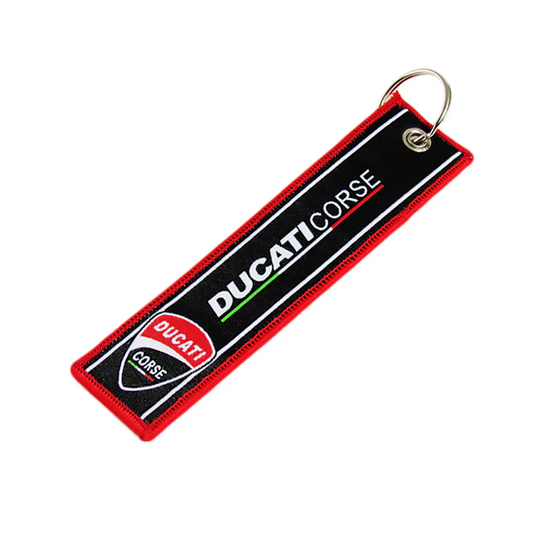 X2 Ducati Panigale Racing Keychain NINJA KAWASAKI DUCATICORSE MOTORCYCLE DOUBLE SIDE Cell Holders - Image 3