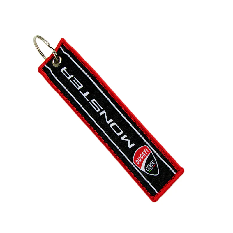 X2 NINJA KAWASAKI DUCATICORSE MOTORCYCLE DOUBLE SIDE Racing Cell Holders Keychain - Image 3