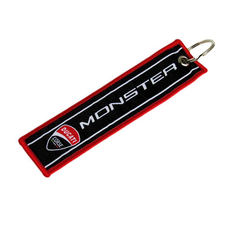 X2 NINJA KAWASAKI DUCATICORSE MOTORCYCLE DOUBLE SIDE Racing Cell Holders Keychain - Image 5