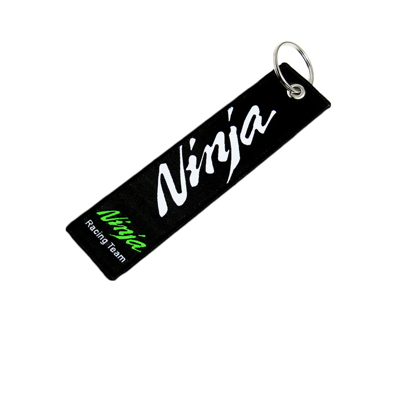 X2 NINJA KAWASAKI DUCATICORSE MOTORCYCLE DOUBLE SIDE Racing Cell Holders Keychain - Image 2