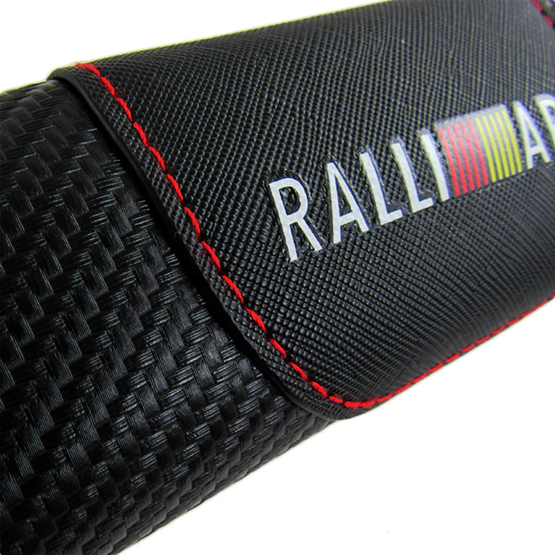 Mitsubishi Ralliart Black Carbon Fiber Look Seat Belt Cover X2 - Image 6