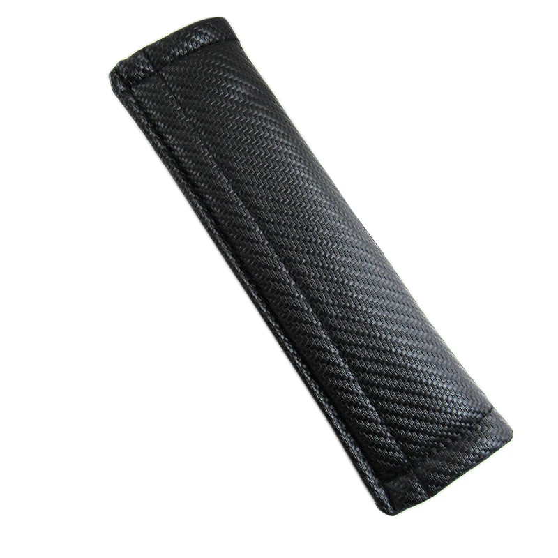 Mitsubishi Ralliart Black Carbon Fiber Look Seat Belt Cover X2 - Image 7