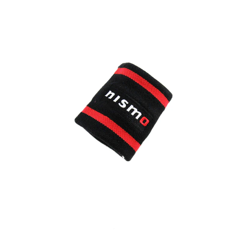 X2 Red/Black NISMO JDM RESERVOIR TANK OIL COVER SOCK FOR S15 R33 R34 350Z 370Z - Image 5