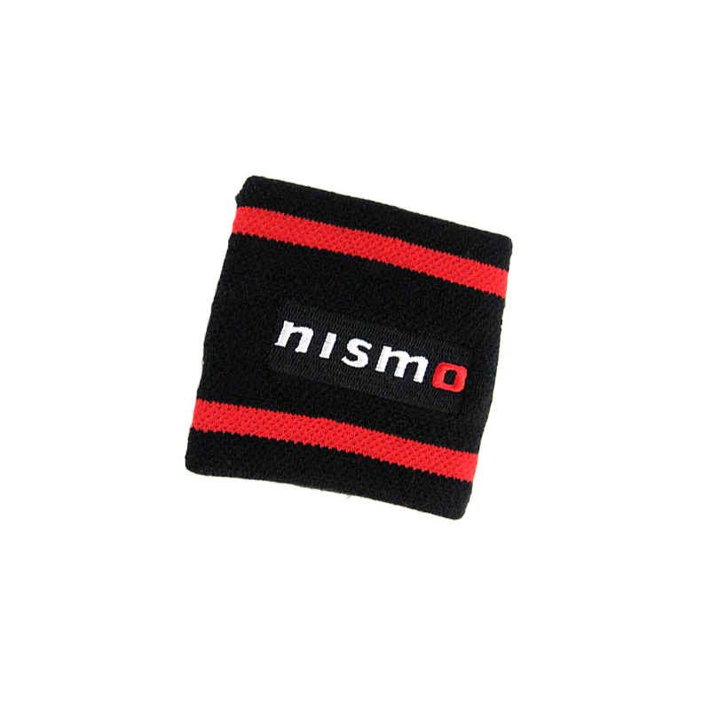 X2 Red/Black NISMO JDM RESERVOIR TANK OIL COVER SOCK FOR S15 R33 R34 350Z 370Z - Image 7