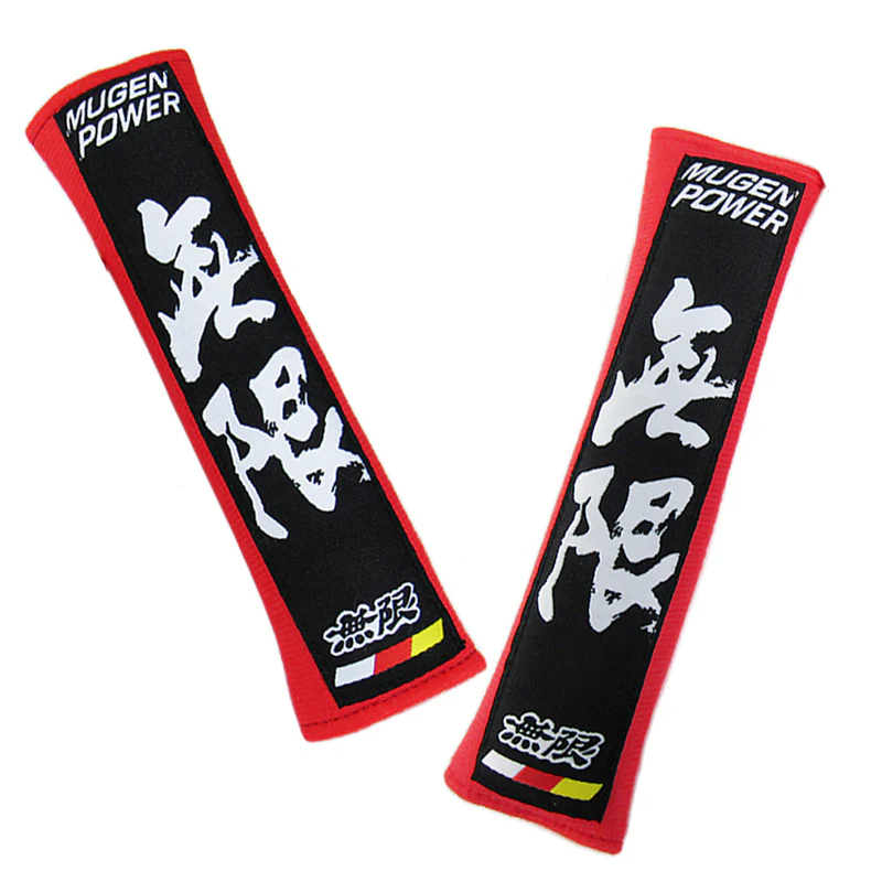 Mugen Red Seat Belt Cover X2 - Image 4