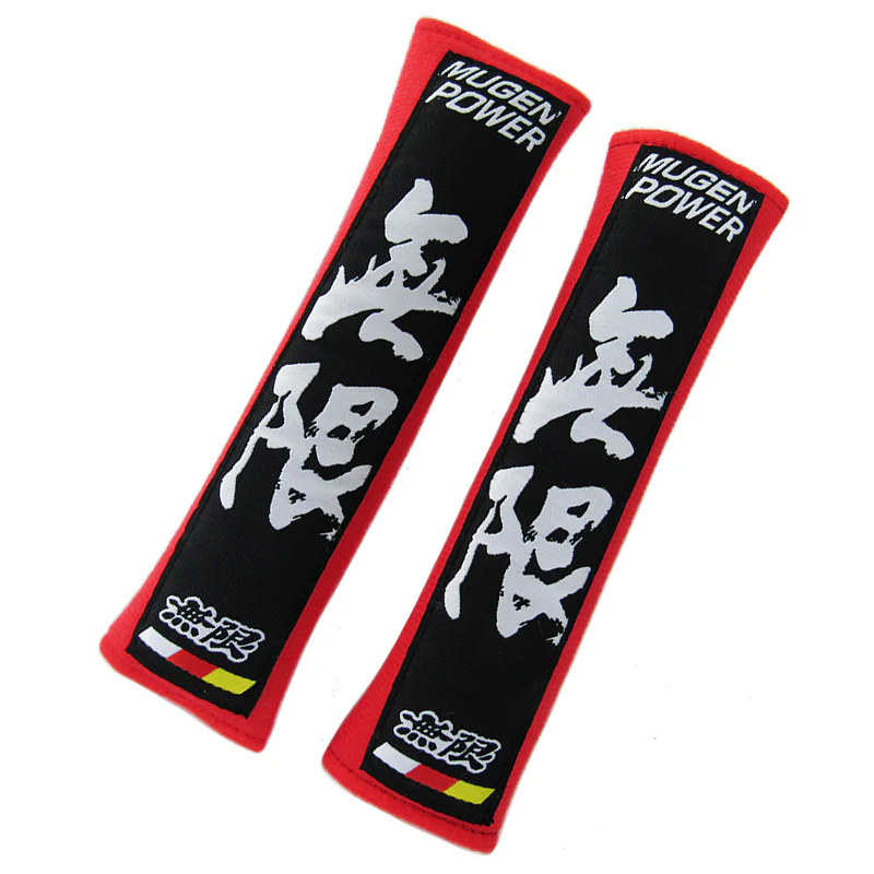 Mugen Red Seat Belt Cover X2 - Image 5