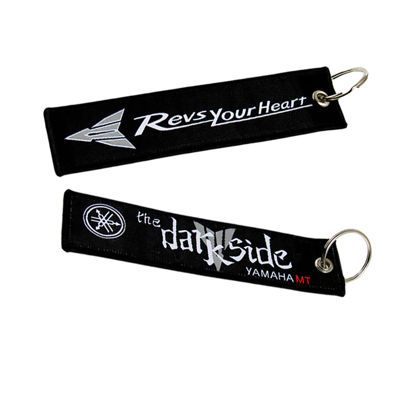 X2 YAMAHA MT THE DARK SIDE DOUBLE SIDE Racing Cell Holders Keychain Universal - Image 4