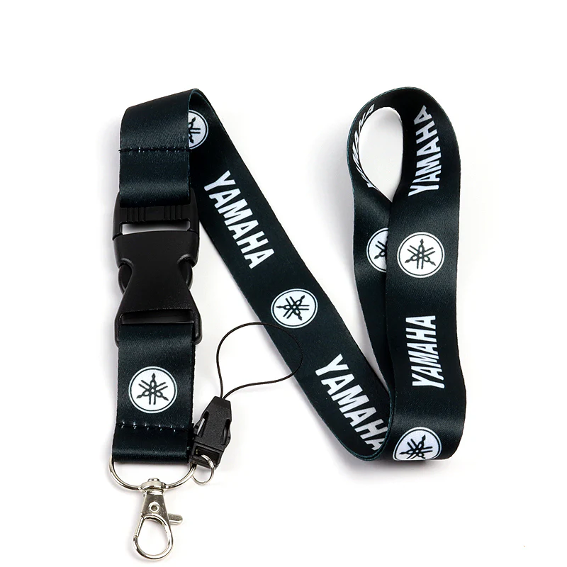 YAMAHA Racing Black Biker Keychain Lanyard Motorcycle Key chain Strap Tag - Image 6