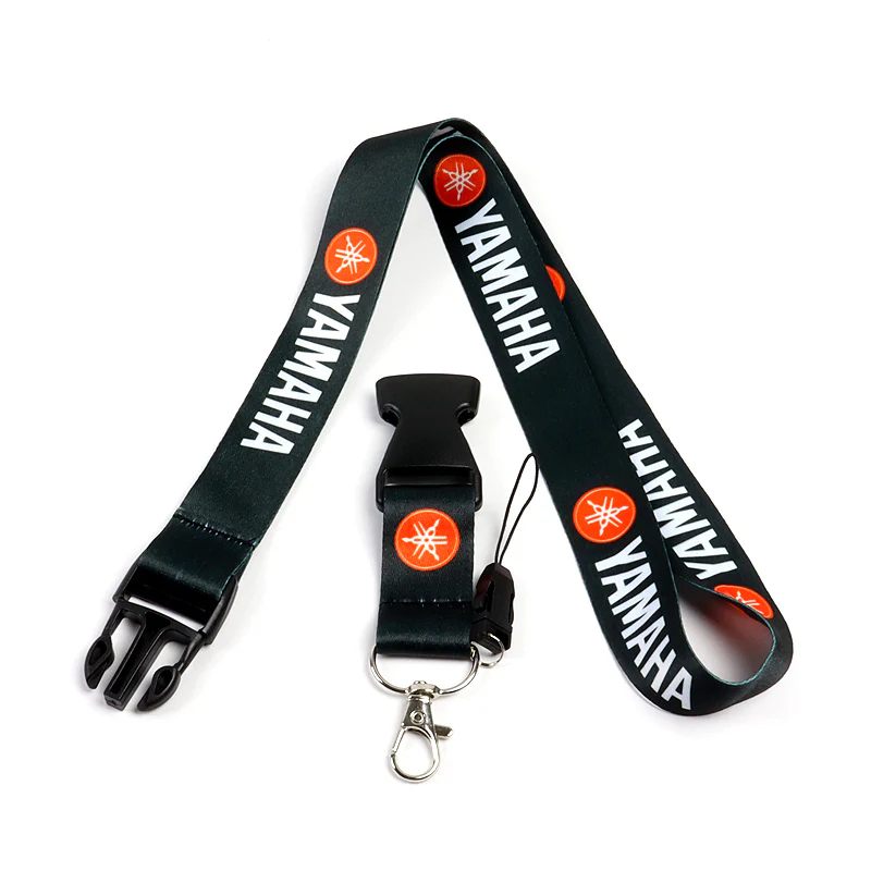 YAMAHA Racing Black/Red Biker Keychain Lanyard Motorcycle Key chain Strap Tag - Image 6