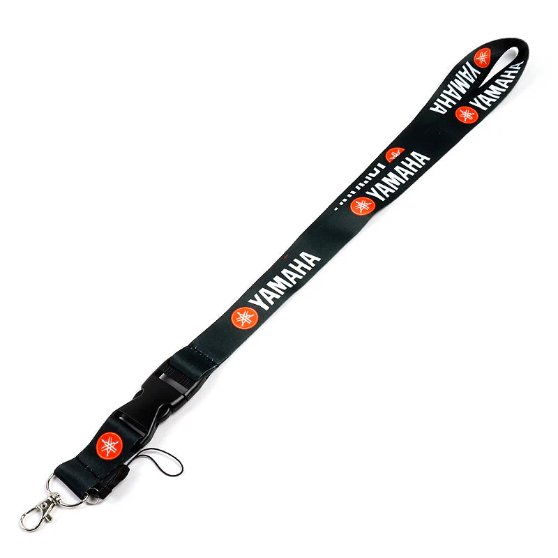 YAMAHA Racing Set of Black/Red Biker Keychain Lanyard Motorcycle Key chain Strap Tag - Image 2