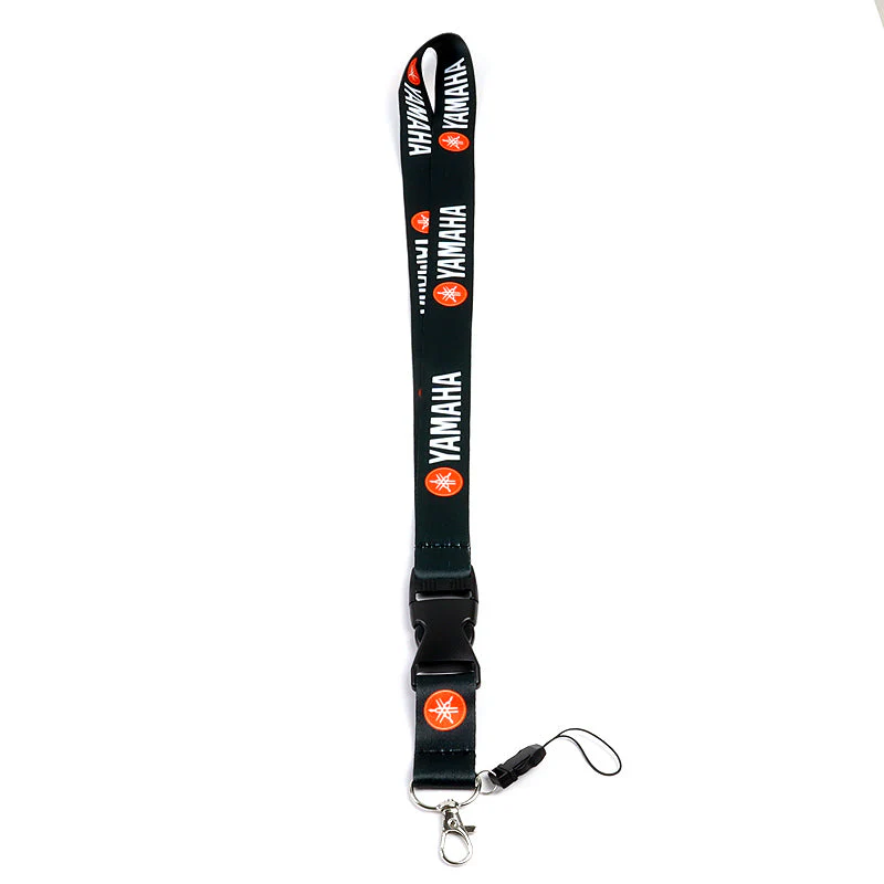 YAMAHA Racing Set of Black/Red Biker Keychain Lanyard Motorcycle Key chain Strap Tag - Image 6