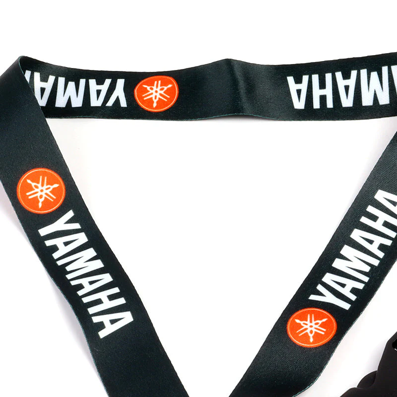 YAMAHA Racing Set of Black/Red Biker Keychain Lanyard Motorcycle Key chain Strap Tag - Image 7