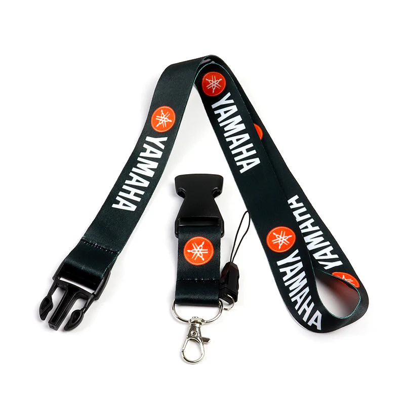 YAMAHA Racing Set of Black/Red Biker Keychain Lanyard Motorcycle Key chain Strap Tag - Image 8