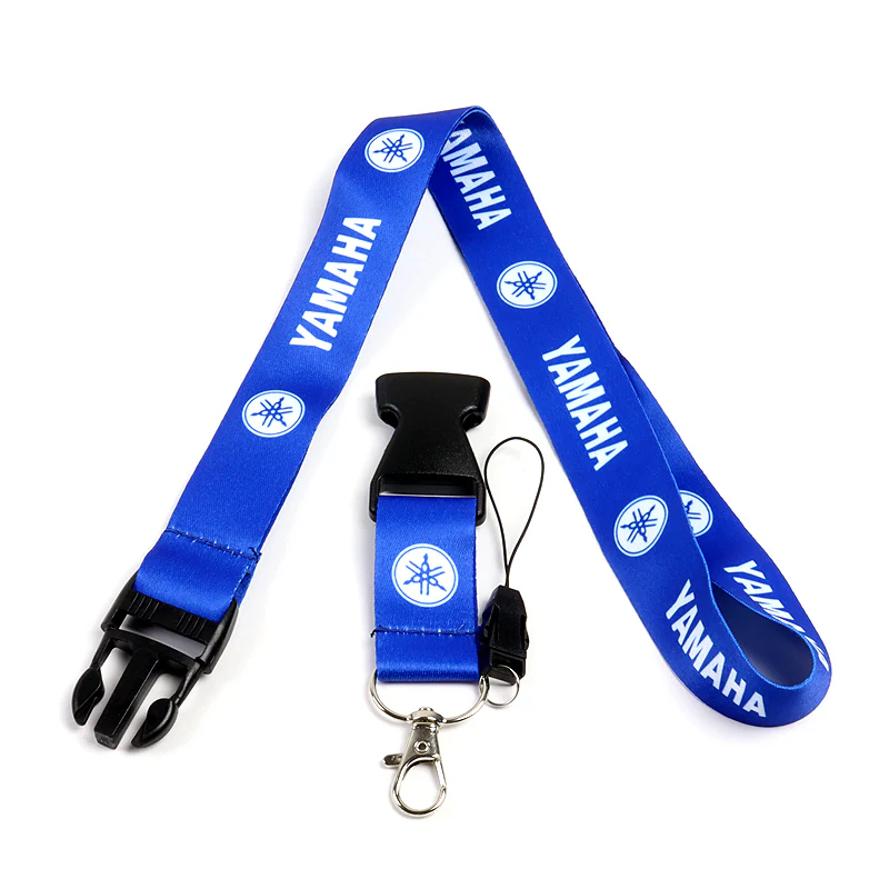 YAMAHA Racing Set of Blue Biker Keychain Lanyard Motorcycle Key chain Strap Tag - Image 10